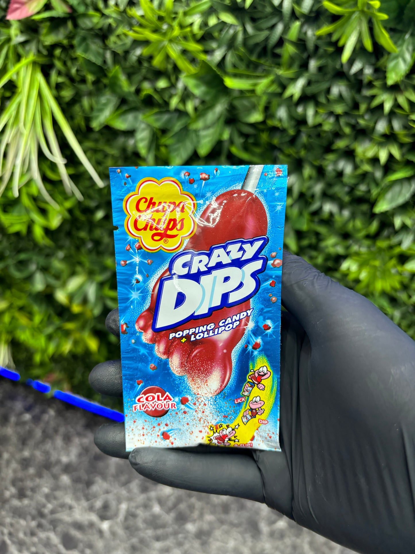 Chupa Chups Crazy Dips Popping Candy + Lollipop